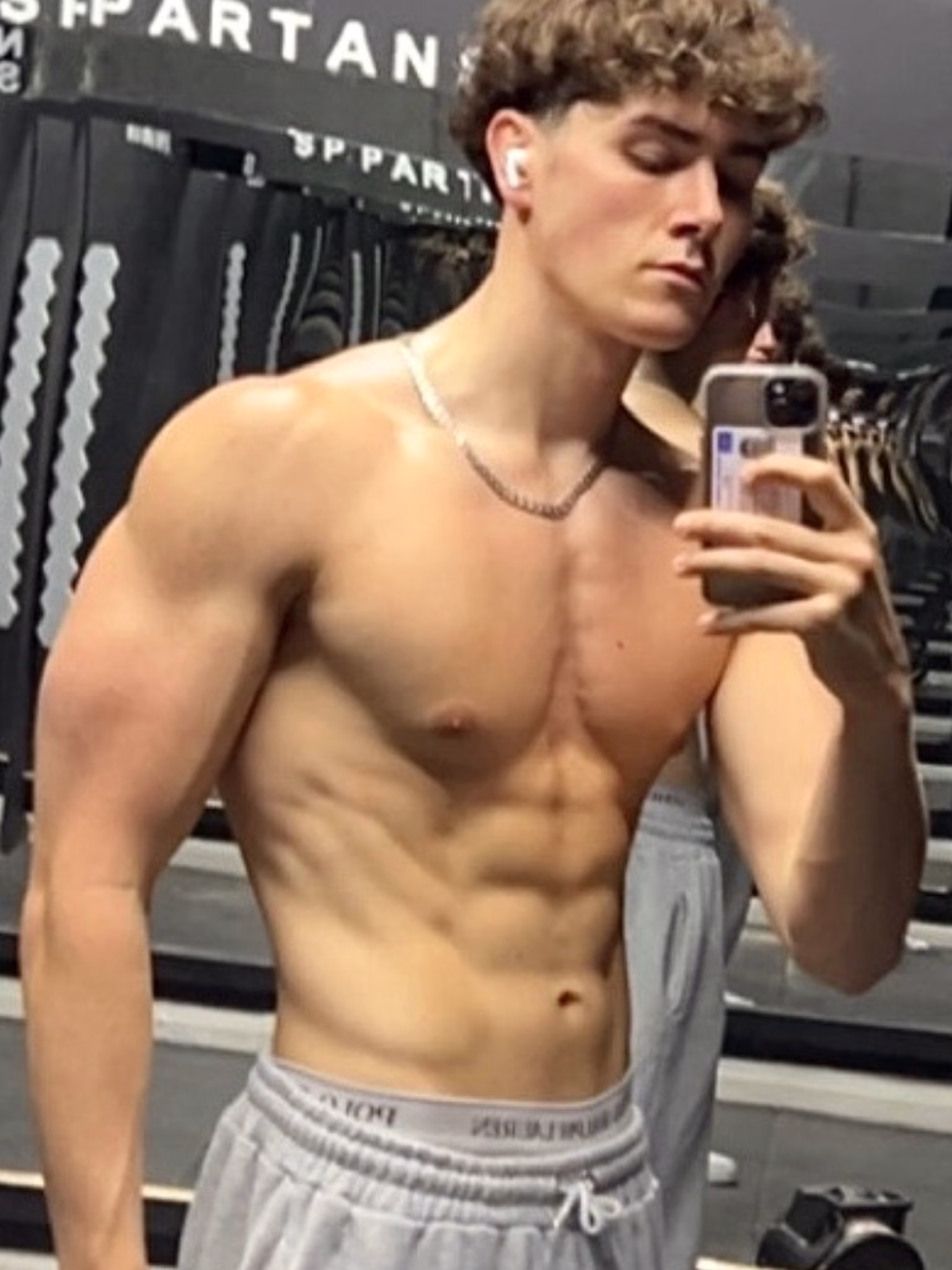 Caleb after training picture