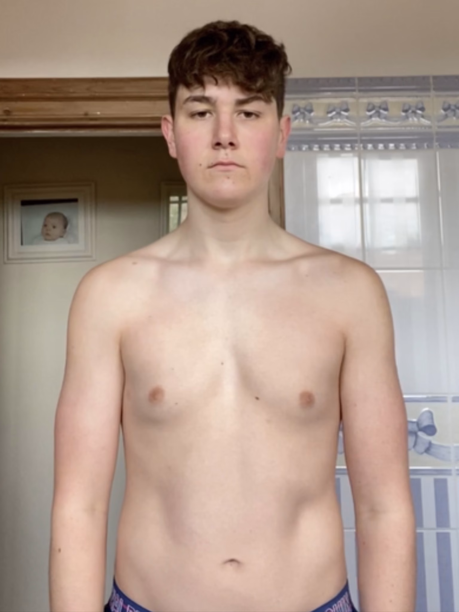 Caleb before training picture